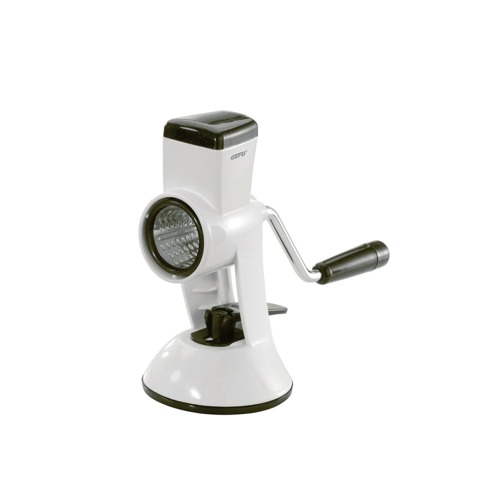 Macinamandorle/-parmigiano a manovella acciaio inox - Modello Contemporaneo - Bianco - Acciaio inossidabile