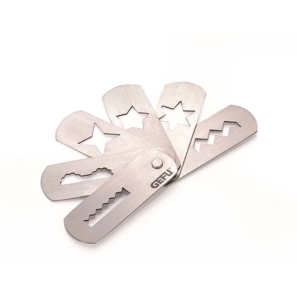 Inserto per biscotti misura 5 acciaio inox - Modello Classico chic - Argentato - Acciaio inossidabile