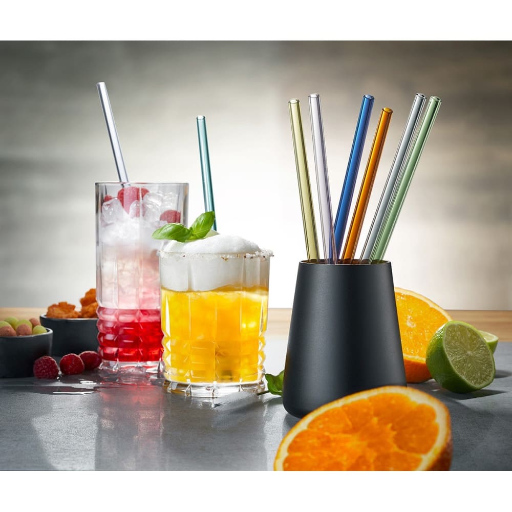 Pailles en verre 23cm - Lot de 8 - Maisons du Monde