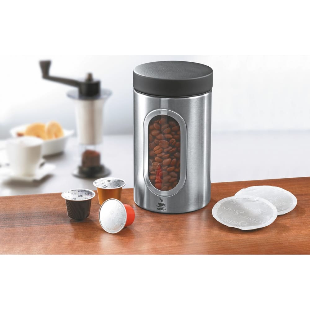 Barattolo per cialde di caffè acciaio inox - GEFU