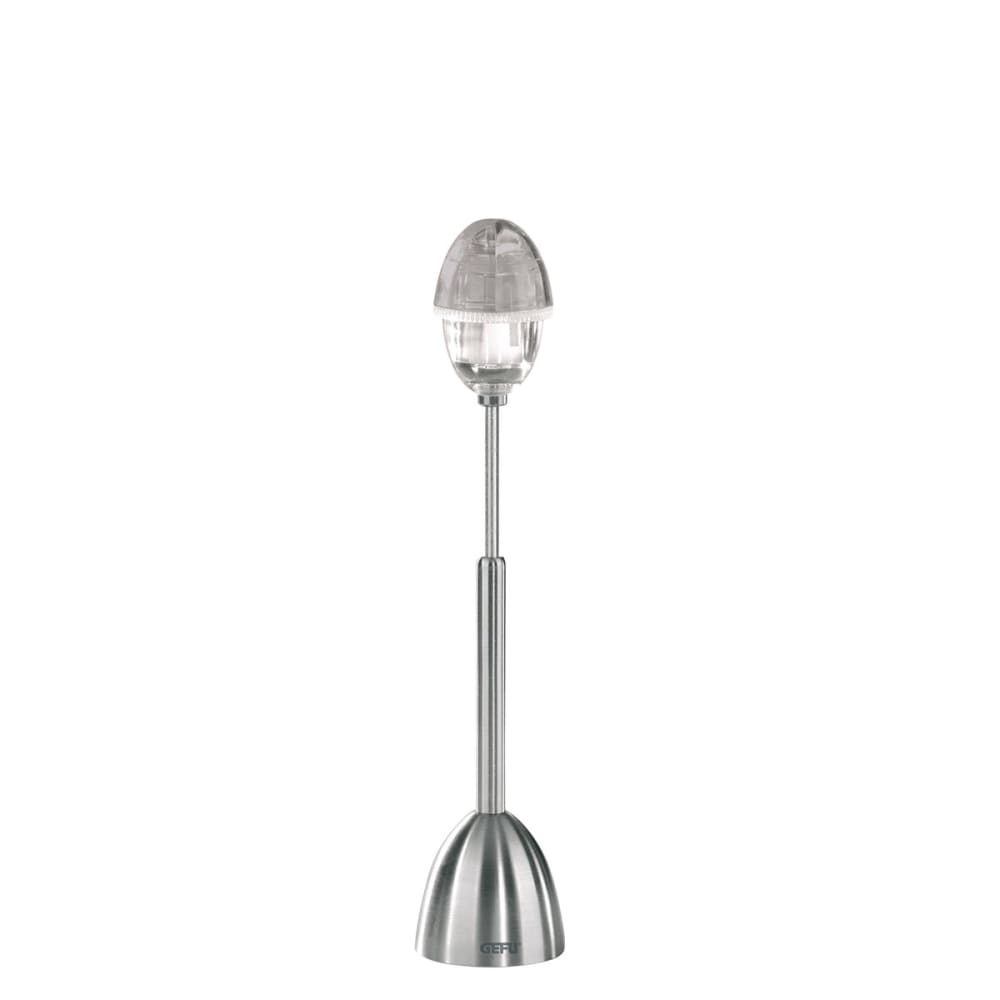 GEFU Toqueur à oeufs avec salière en acier inoxydable argent style contemporain Argenté