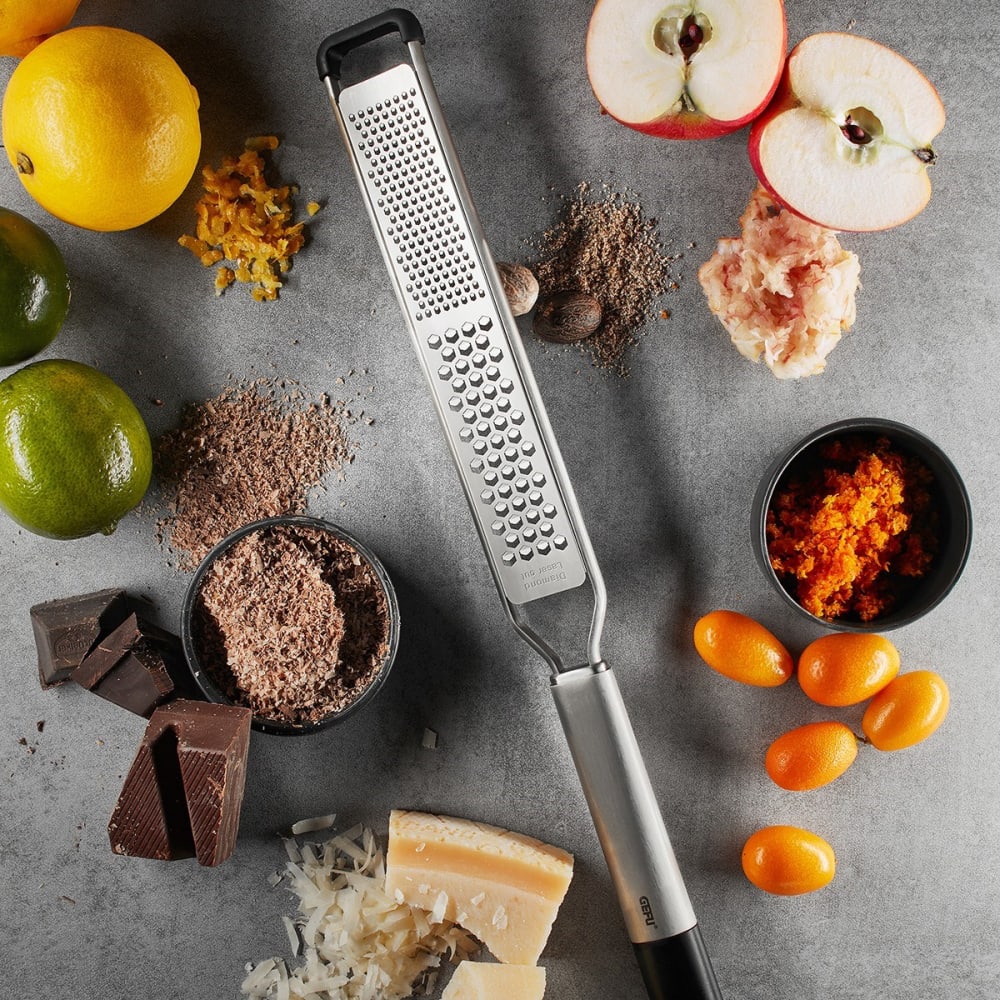 Grattugia con taglio fino e grosso acciaio inox - GEFU