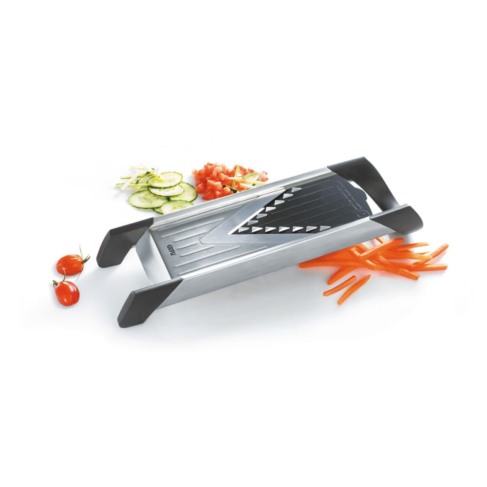 Affettaverdure gourmet resina nero/argento - GEFU