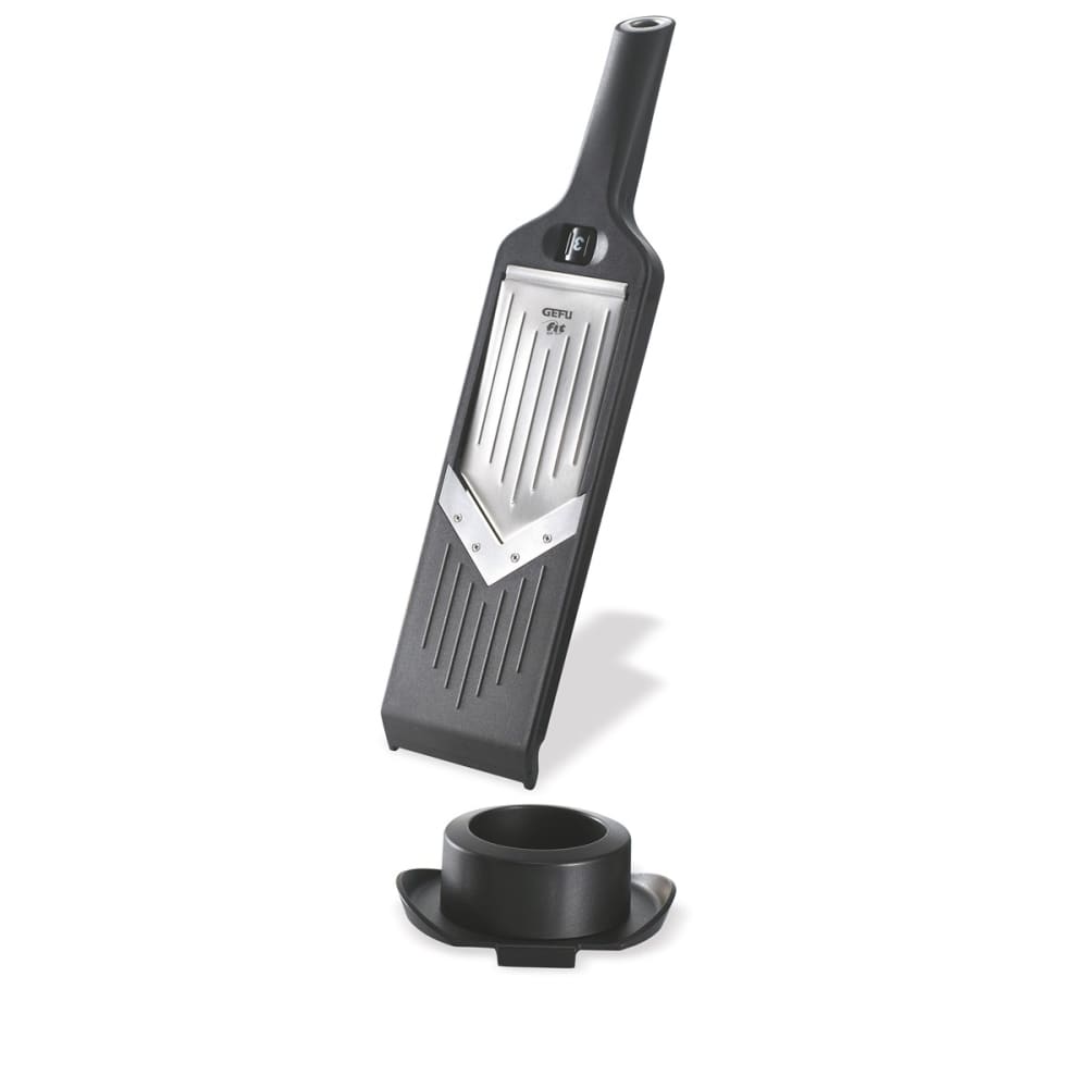 GEFU Mandoline à légumes réglable en acier inoxydable argent style contemporain Argenté