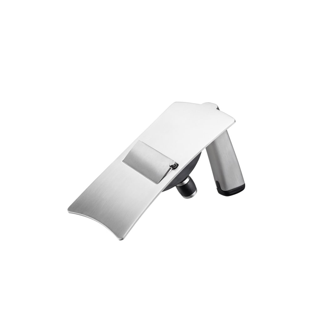 Râpe de fin gourmet en acier inoxydable argent