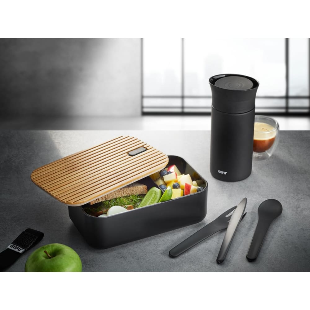 Lunch box en polypropylène noir - Maisons du Monde