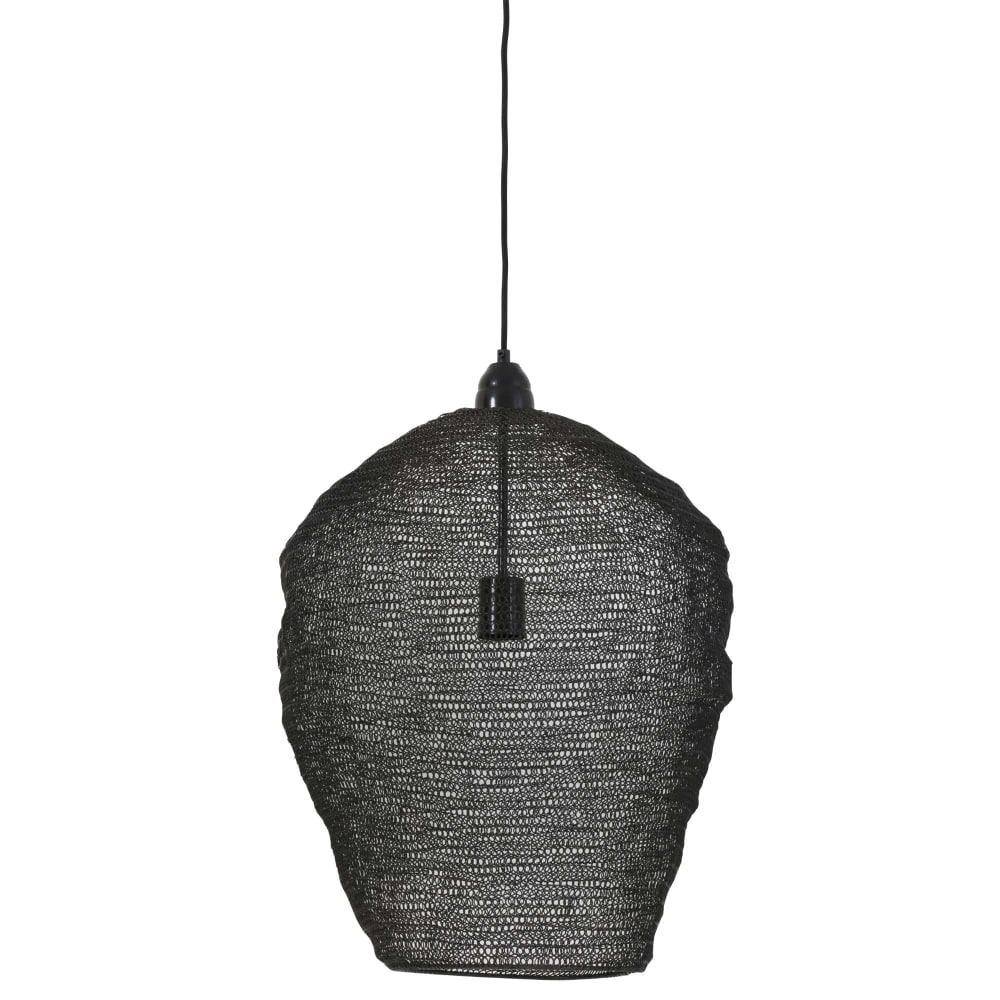 Suspension métal noir Ø45cm