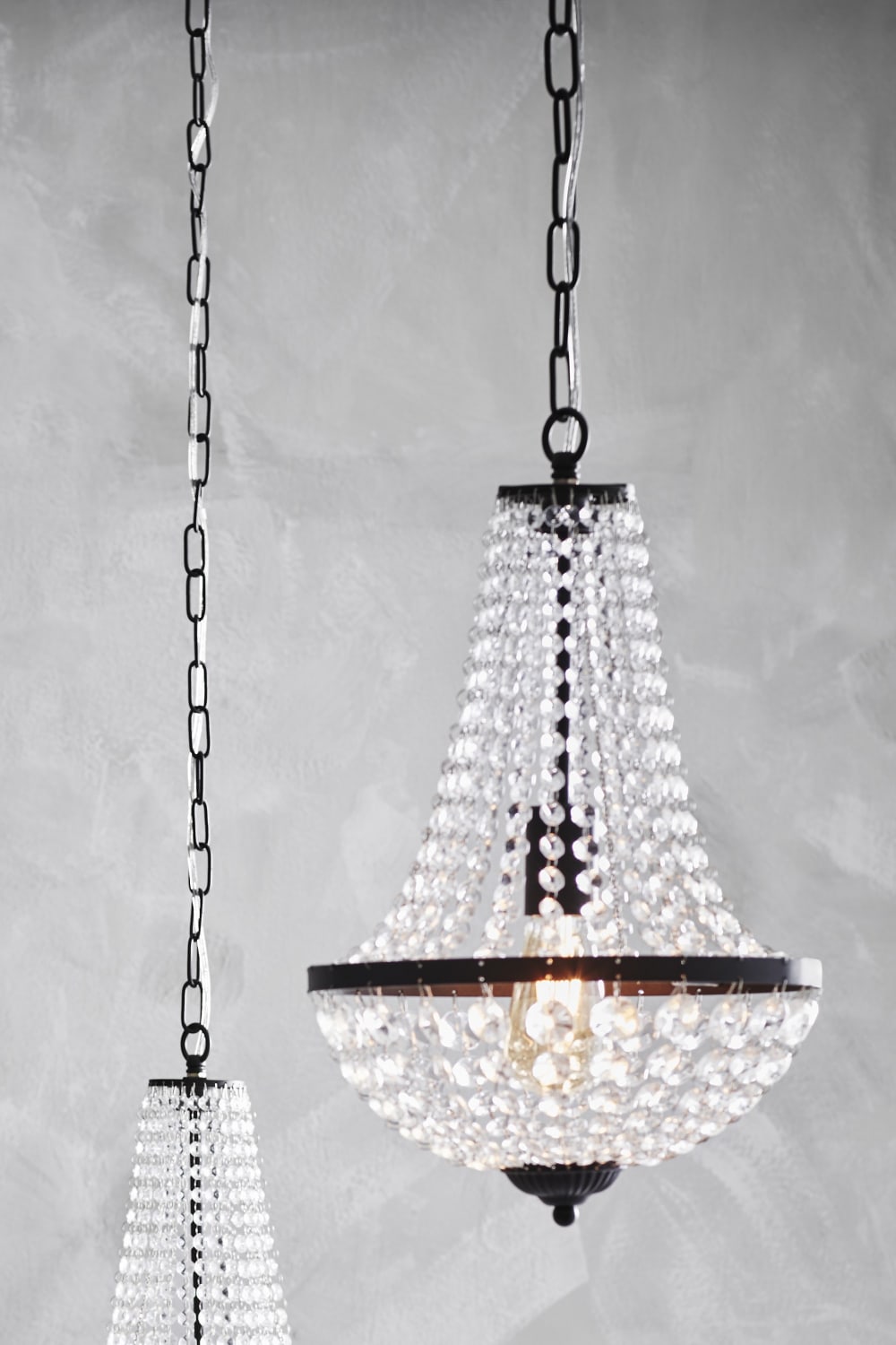 Lustre 1xE27 noir