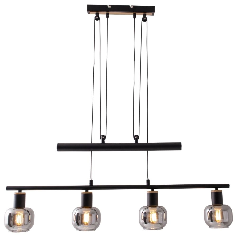 Suspension en métal noir