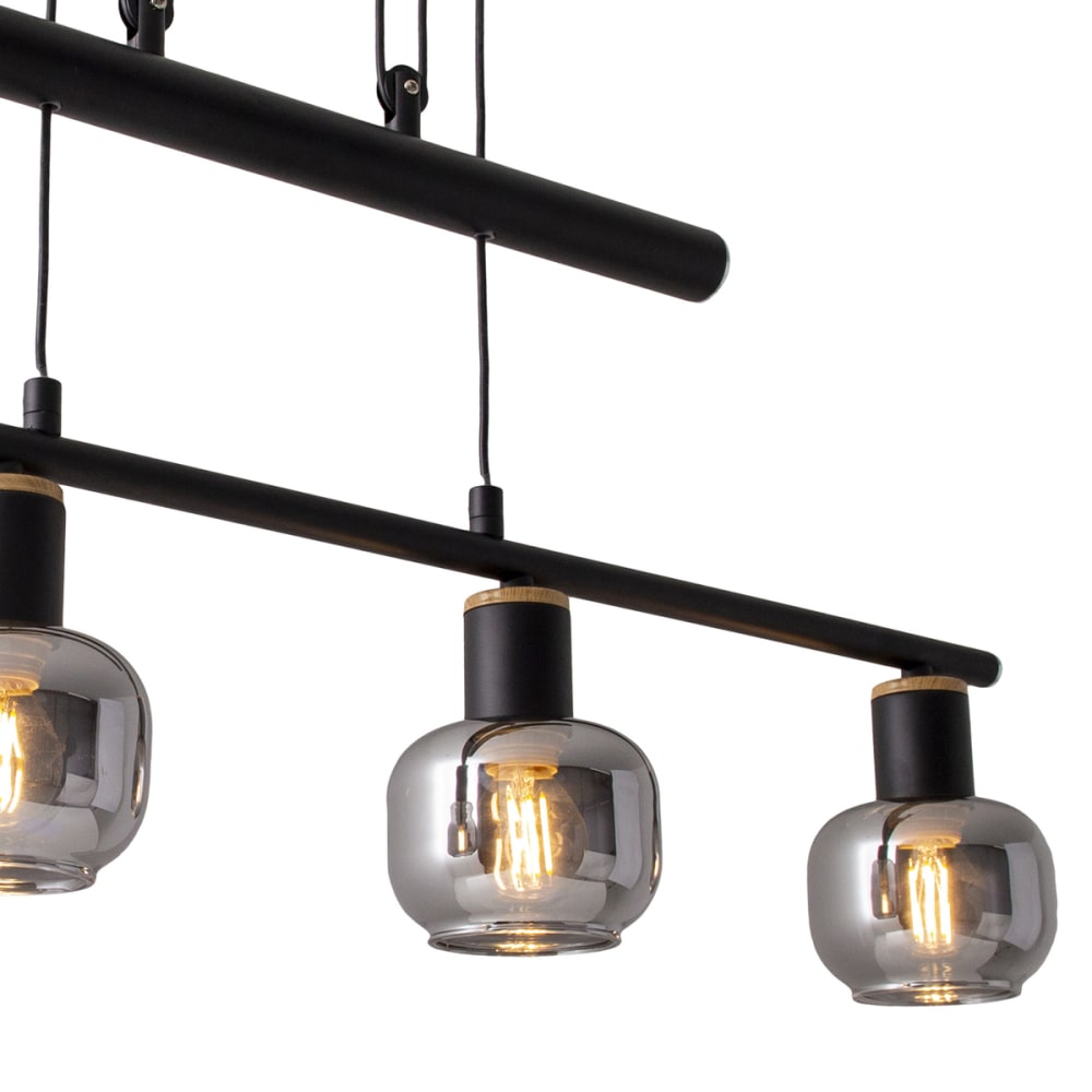 Suspension en métal noir - Maisons du Monde