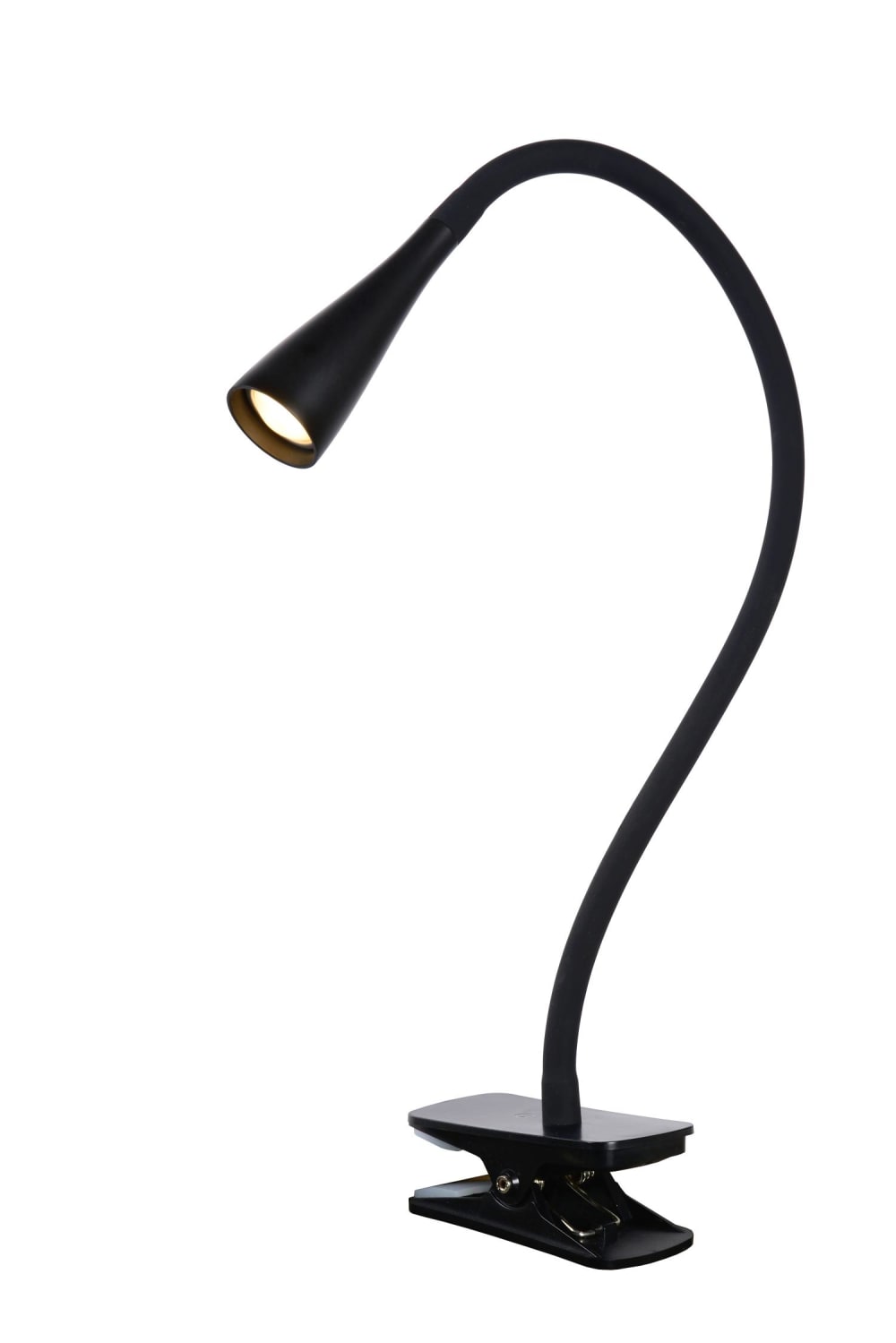 Lucide Klemmleuchte aus Kunststoff mit 1 integrierten LED, schwarz style modern - Pvc - Polyvinlychlorid