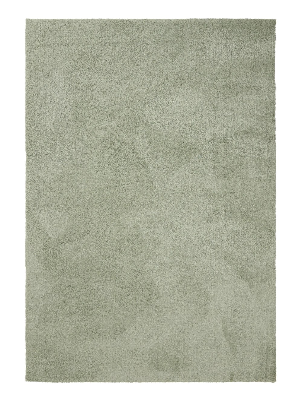 Tapis à poils longs vert clair 120x170