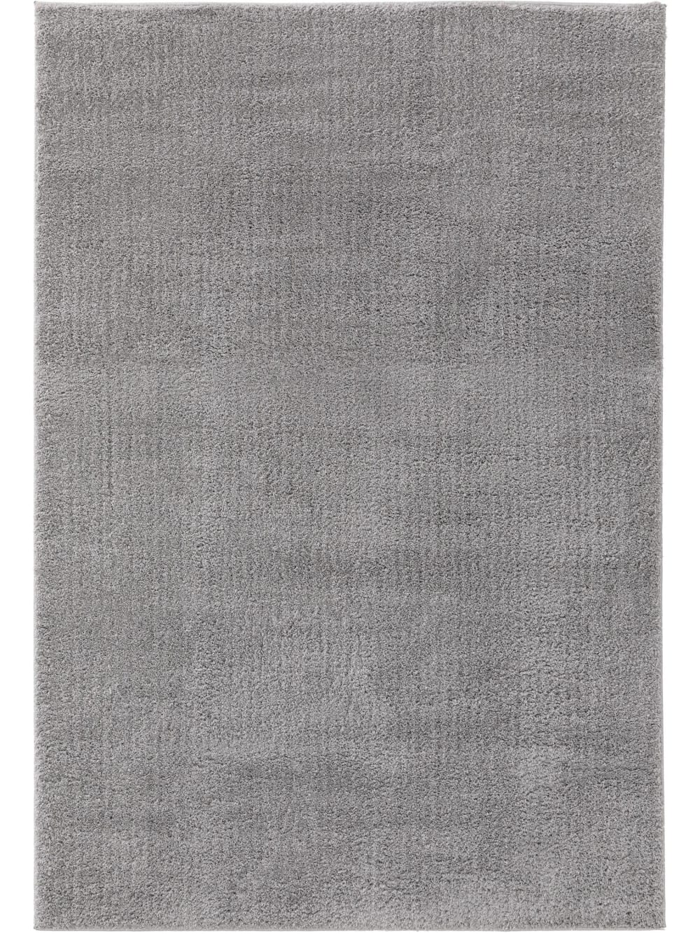 Alfombra pelo largo gris 120x170