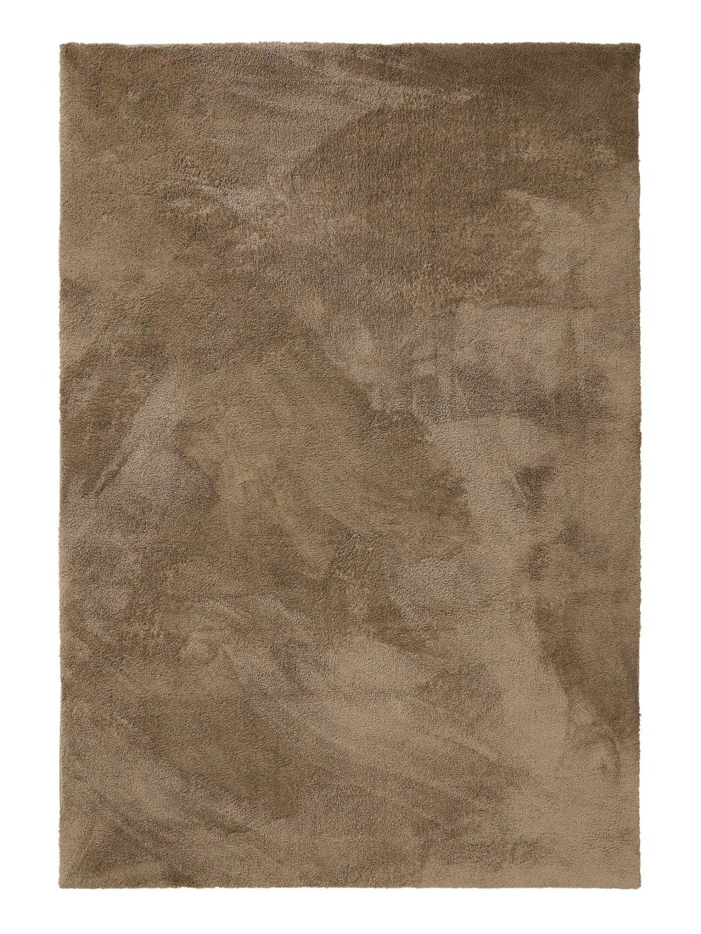 Alfombra pelo largo beige 160x230