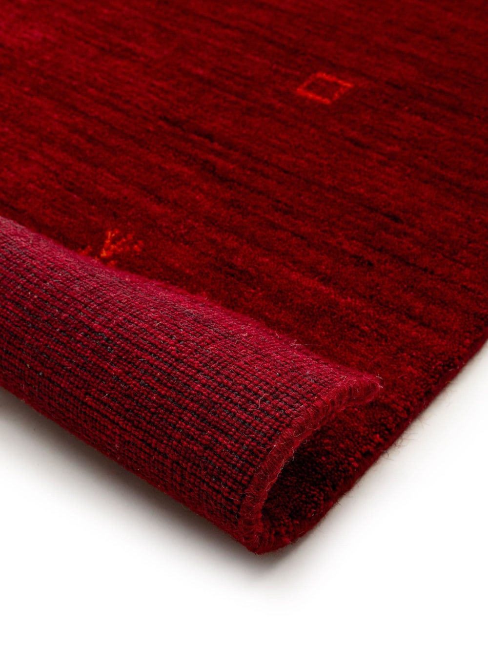 Tapis de laine rouge 120x170 — vue 3