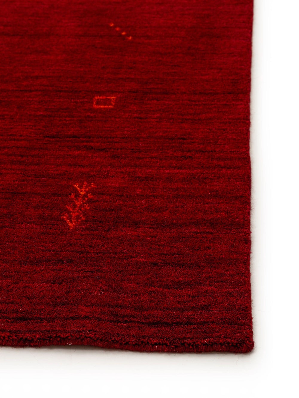 Tapis de laine rouge 120x170 — vue 4