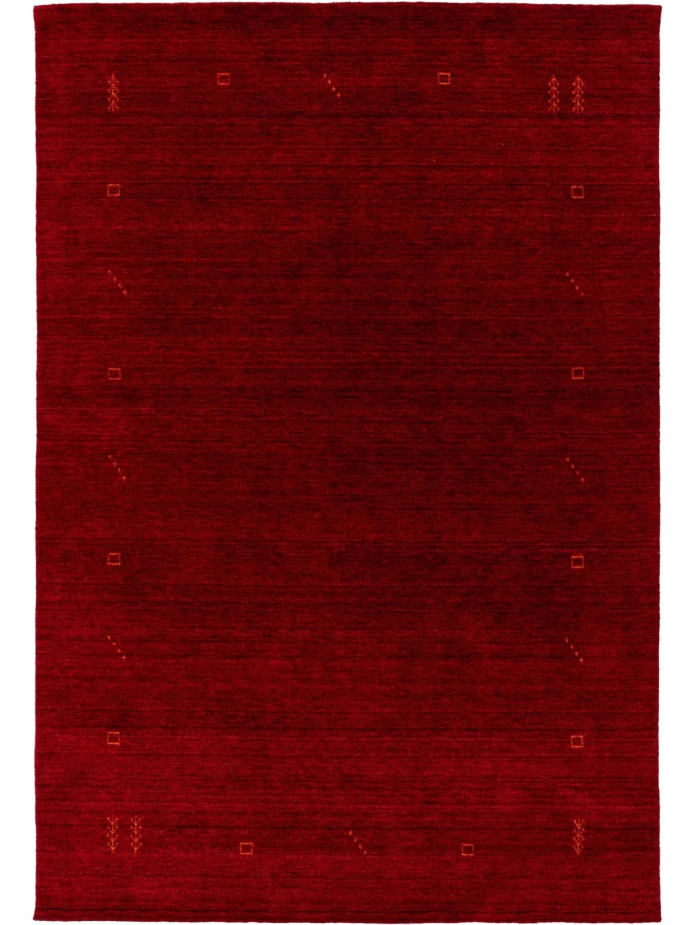 Alfombra de lana rojo 200x300