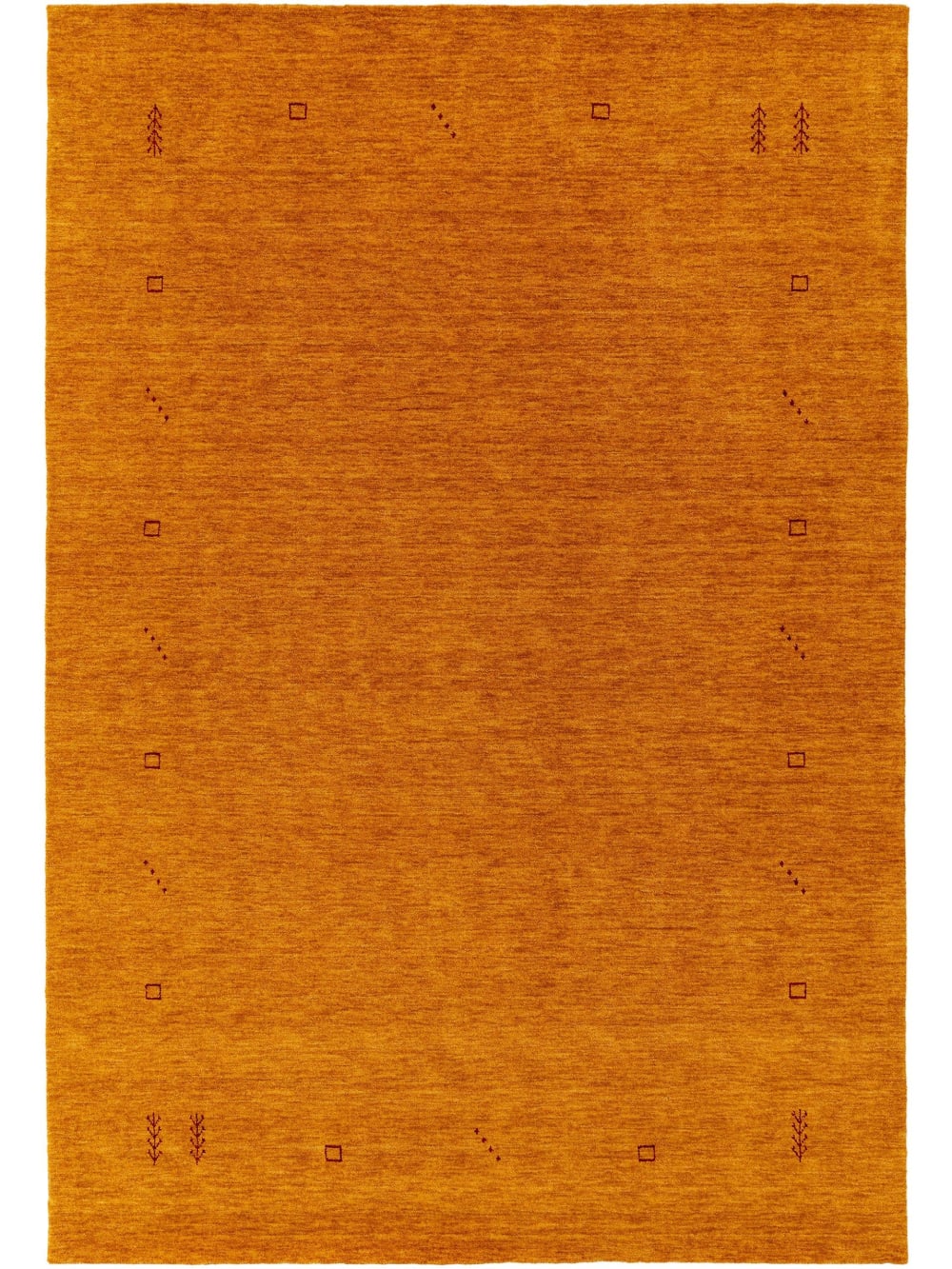 Alfombra de lana amarillo 200x300