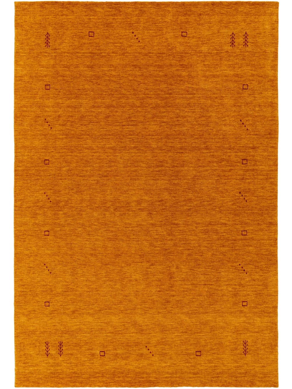 Tappeto di lana giallo 200x300 - Modello Classico chic - Lana