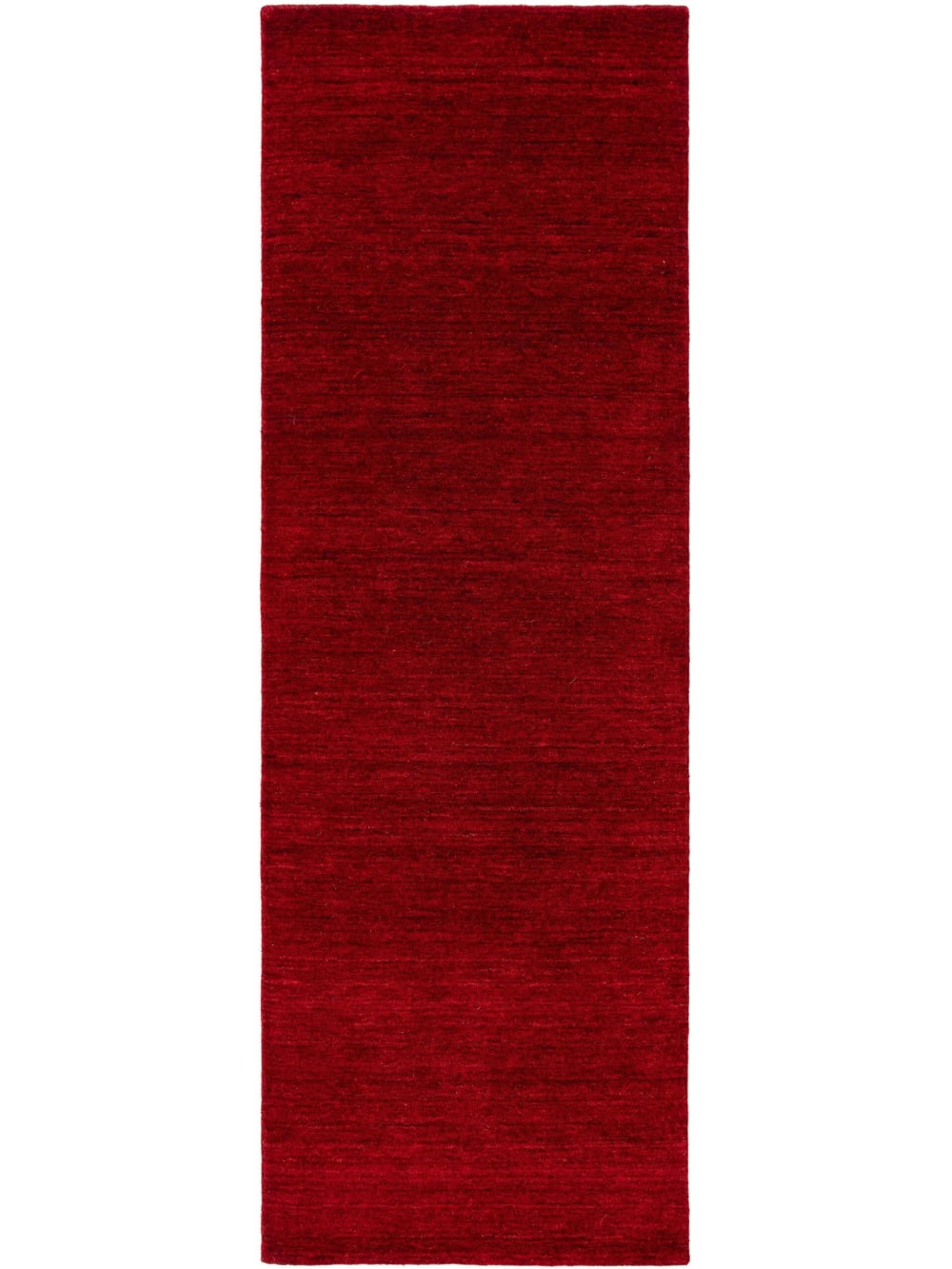 Alfombras de pasillo de lana rojo 80x300