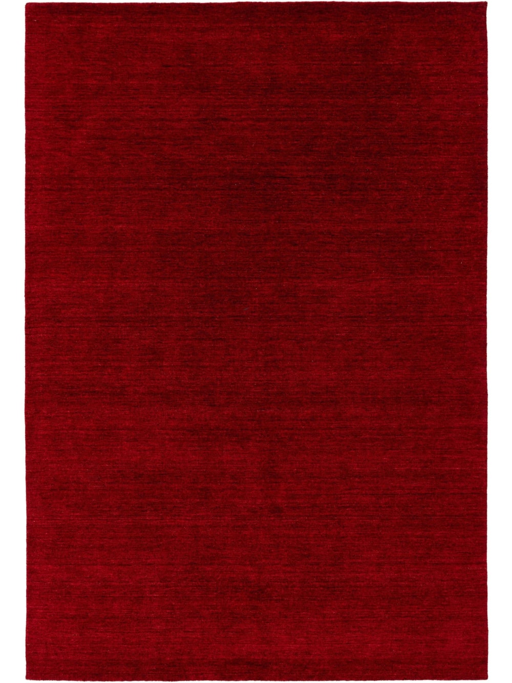 Tapis de laine rouge