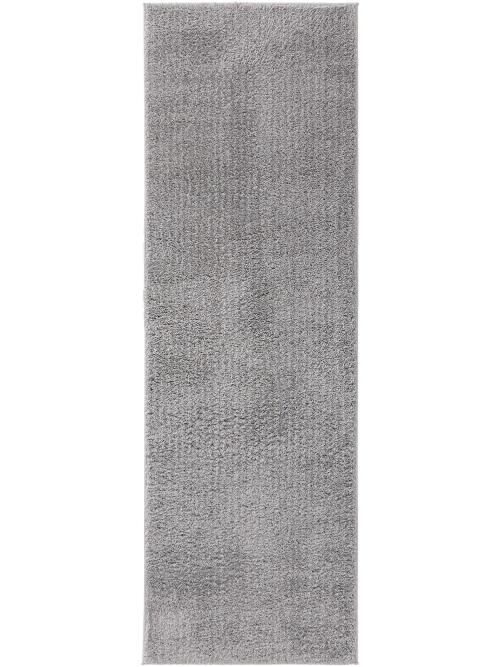 Alfombra de pasillo gris 80x240