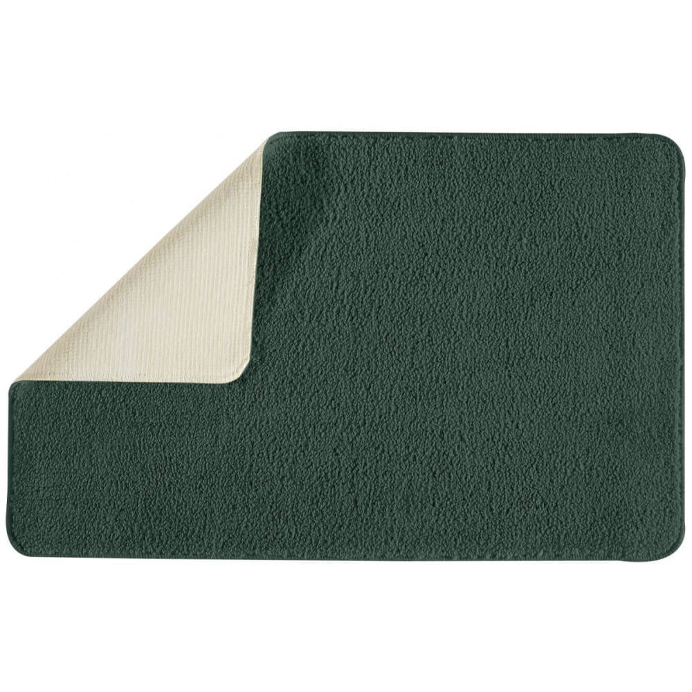 Tapis de bain uni 50x80 en polyester cactus 50x80cm