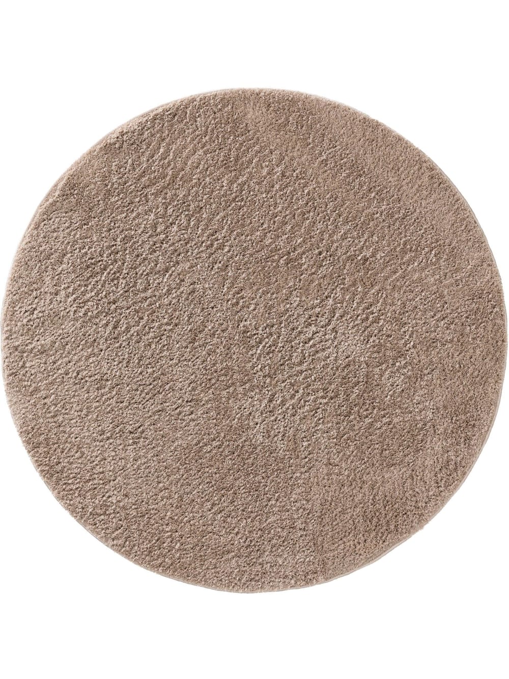 Tapis à poils longs rond beige D 200