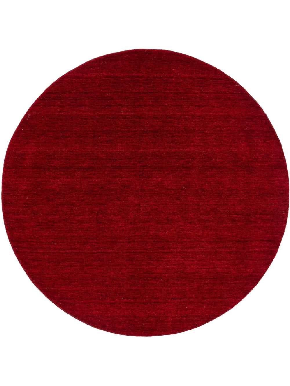 Alfombra de lana redonda rojo ø 120 redondo