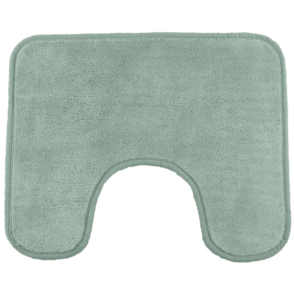 Tapis de toilette 50x40 en polyester uni tilleul 50x40cm