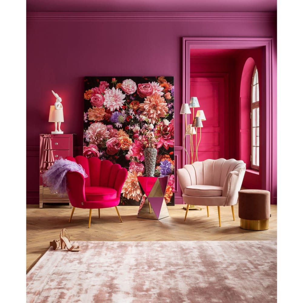 Table d'appoint faces triangulaires en verre miroir - Maisons du Monde