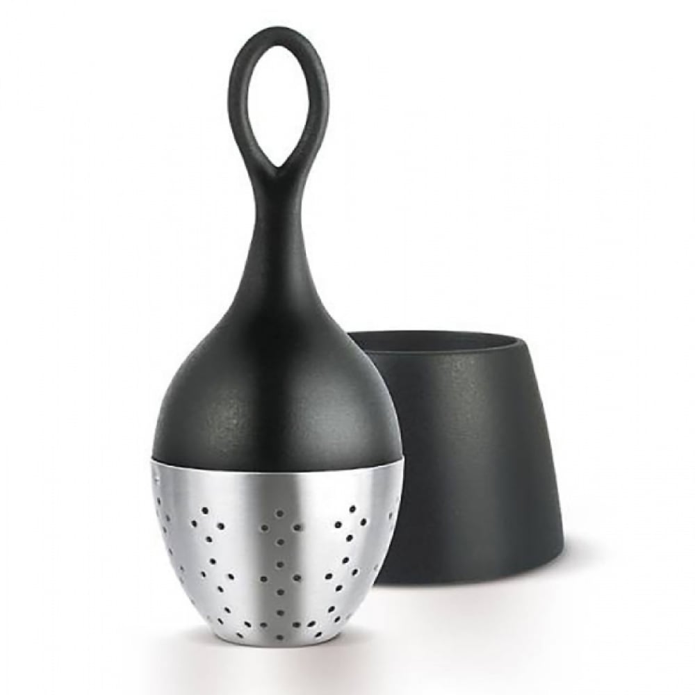 Adhoc Boule à thé noire - Inox