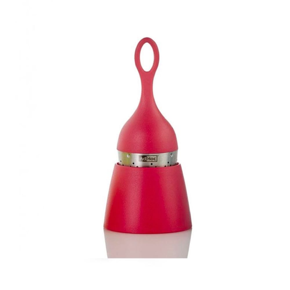Adhoc Boule à thé rouge - Inox