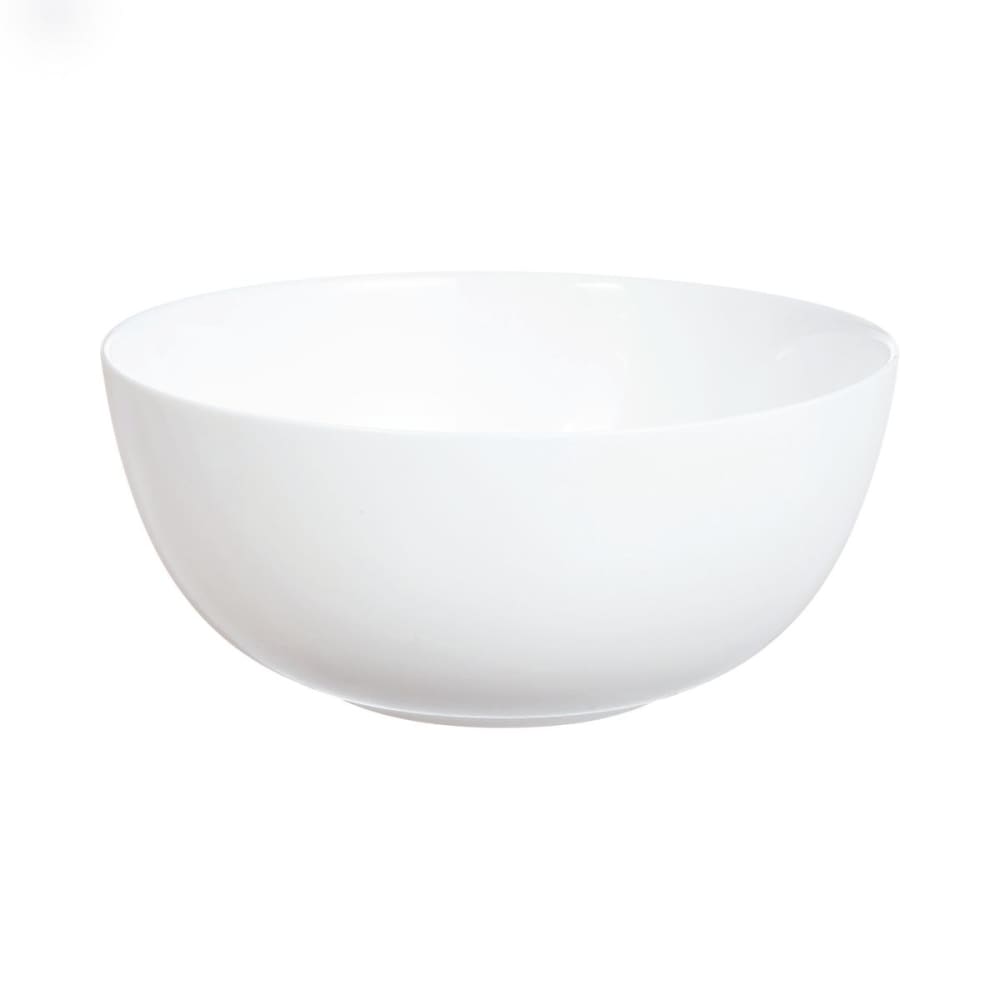 Saladier blanc verre opale extra résistant D21cm