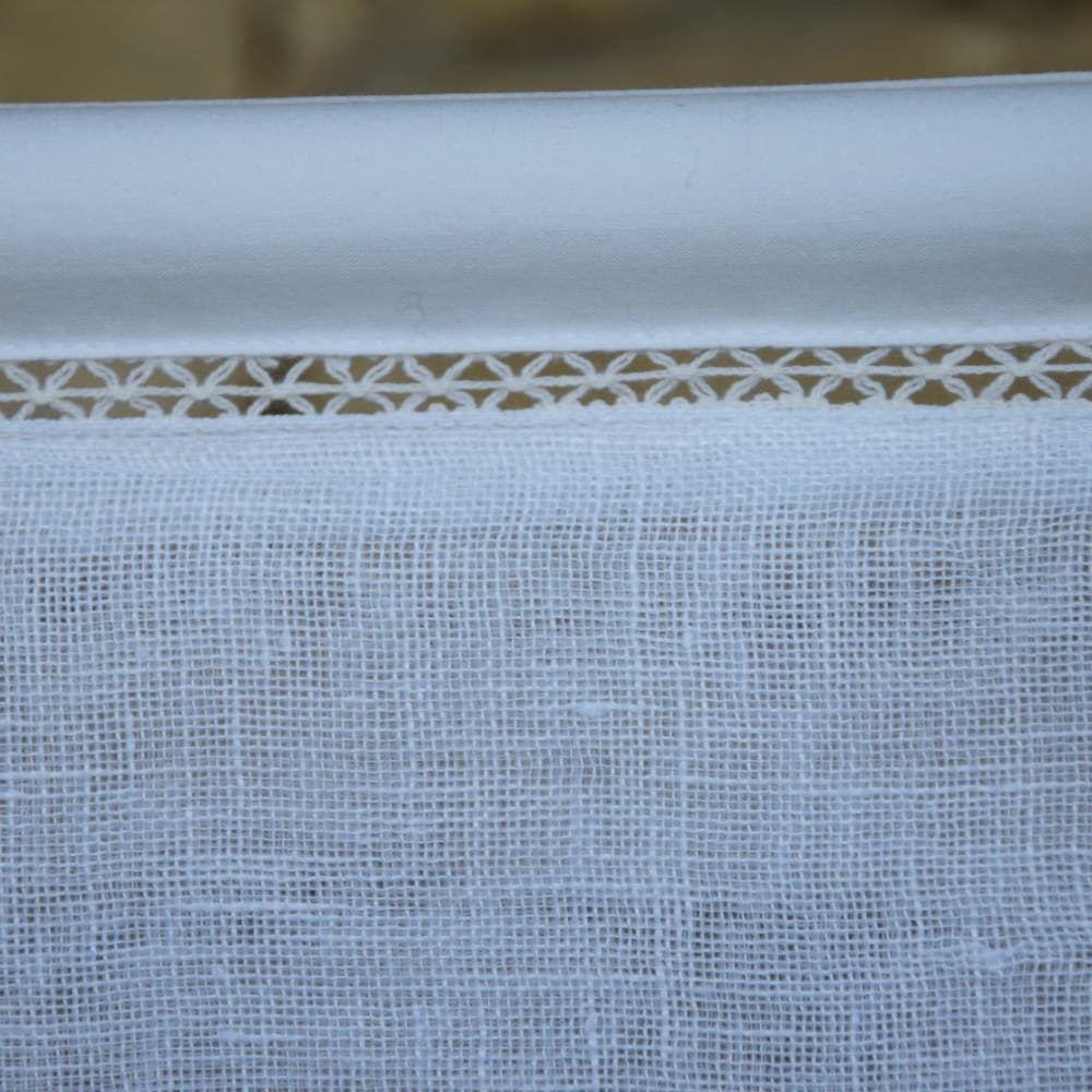 Estor de lino blanco 45 X 120 cm - Maisons du Monde