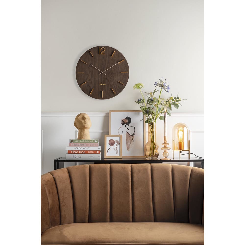 Fauteuil velours brun 70x71x80cm - Maisons du Monde
