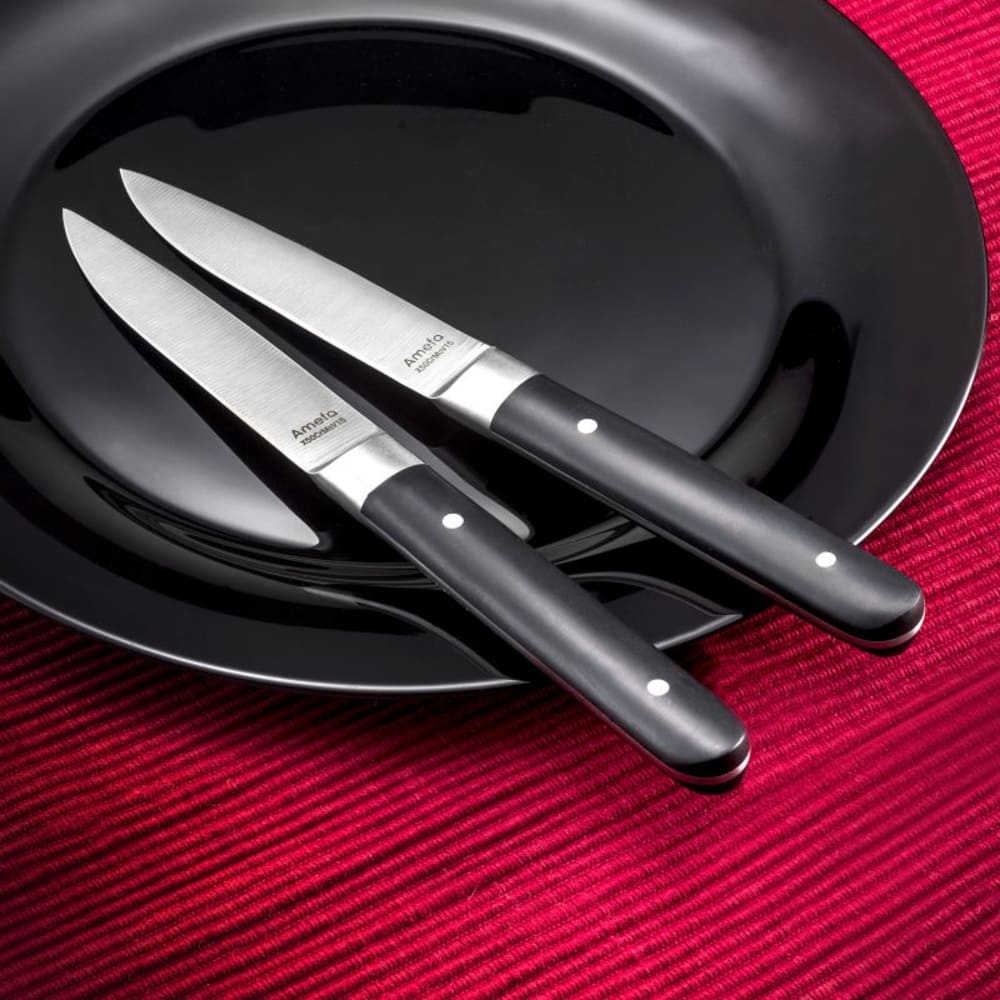 Set di 4 coltelli da bistecca in  nero - Amefa