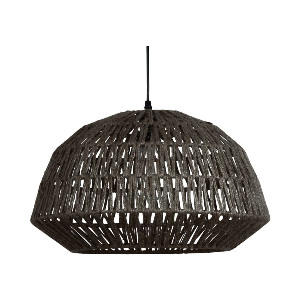 Suspension lampe en jute noir Suspension lampe en jute noir