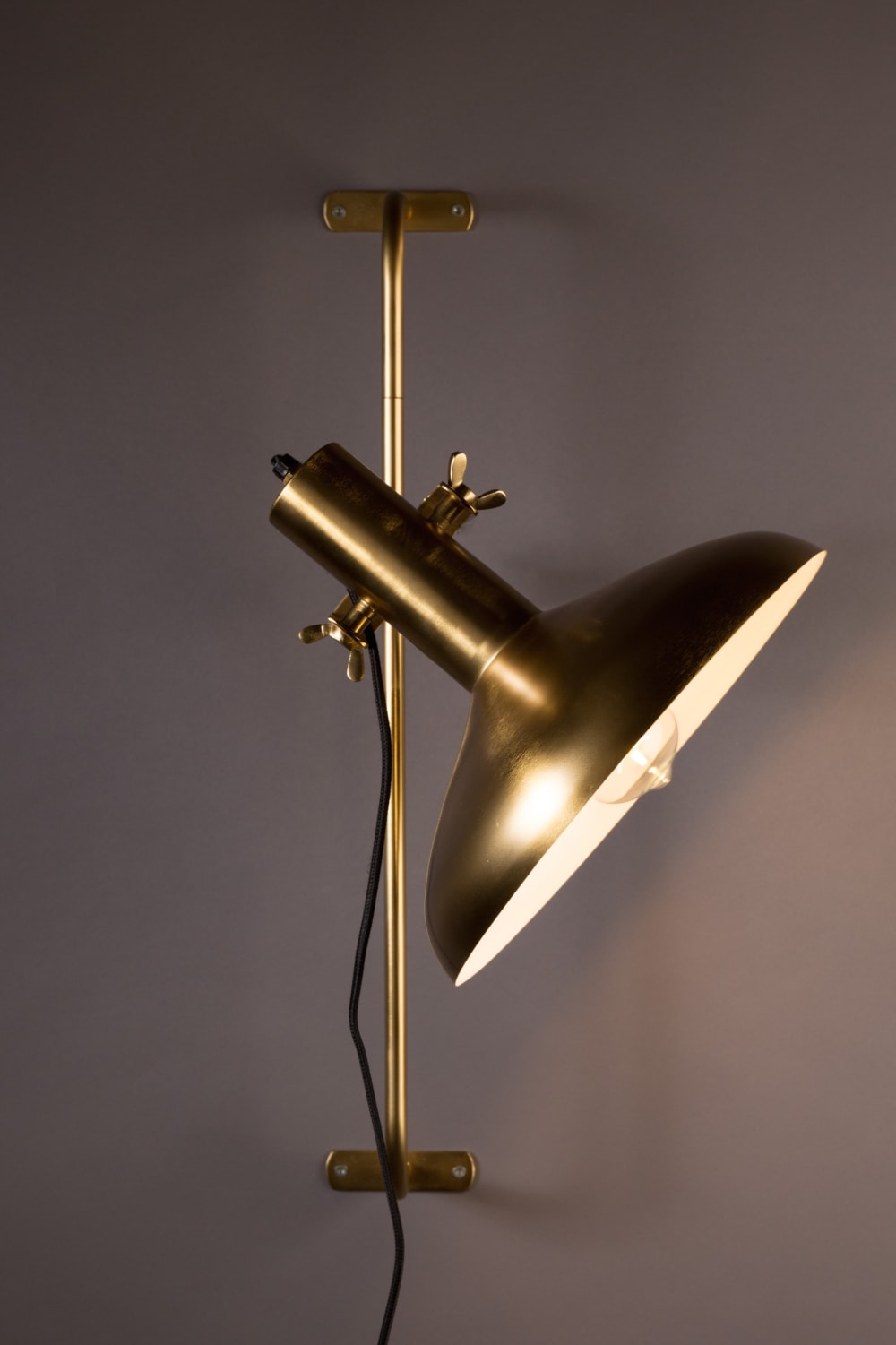 Vergoldete Wandleuchte aus Metall, gold - Maisons Du Monde