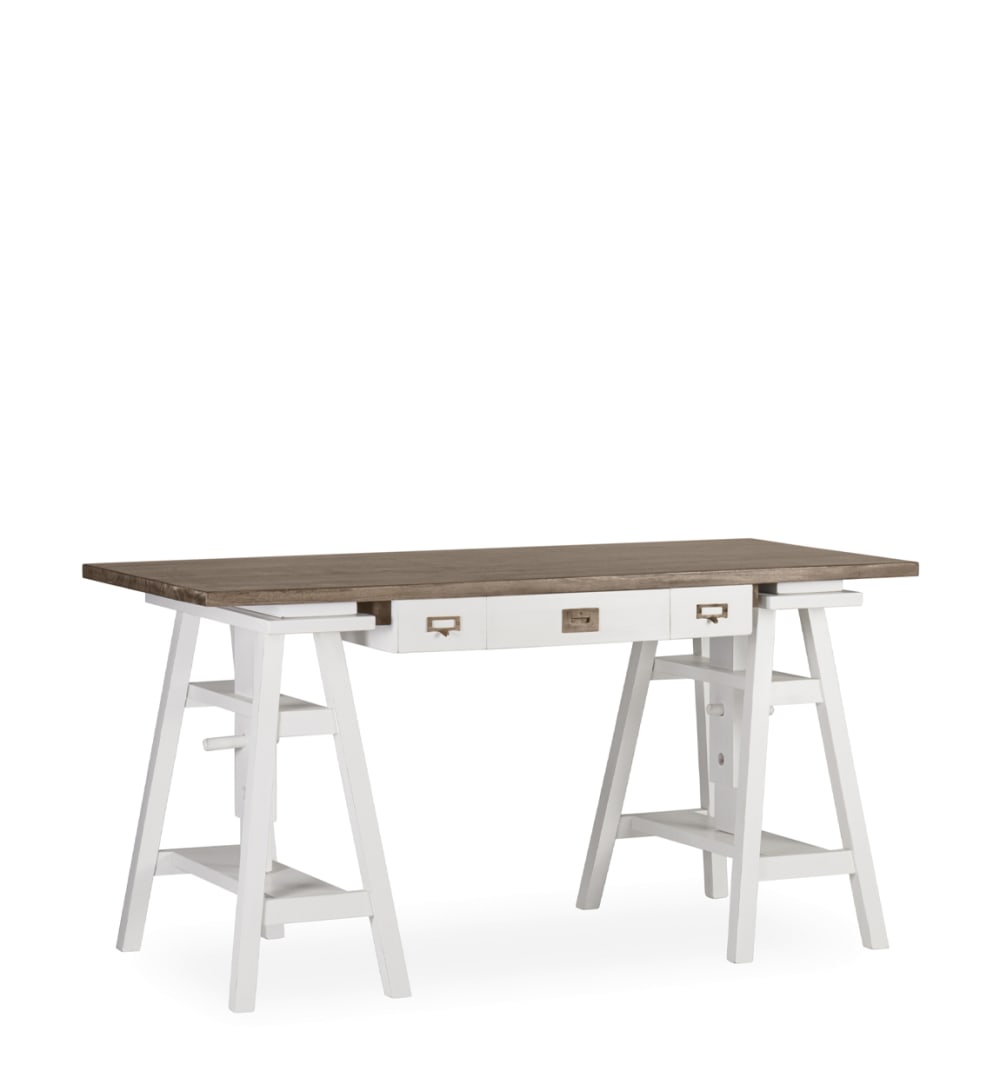 bureau réglable en bois