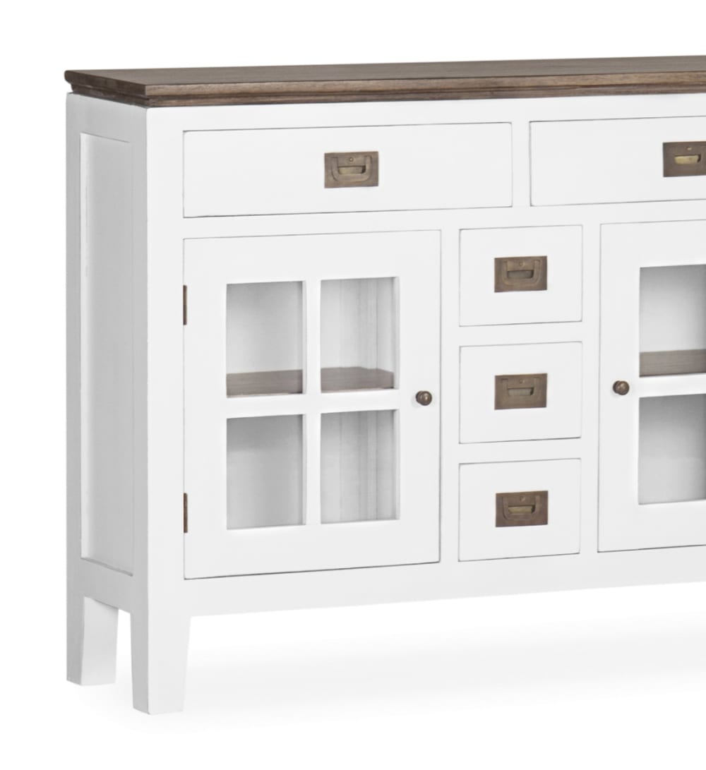 Consolle in legno bianca L 105 cm - MOYCOR