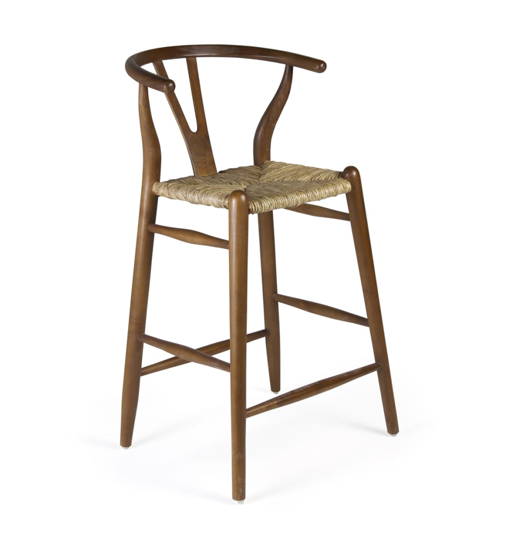 chaise de bar en rotin