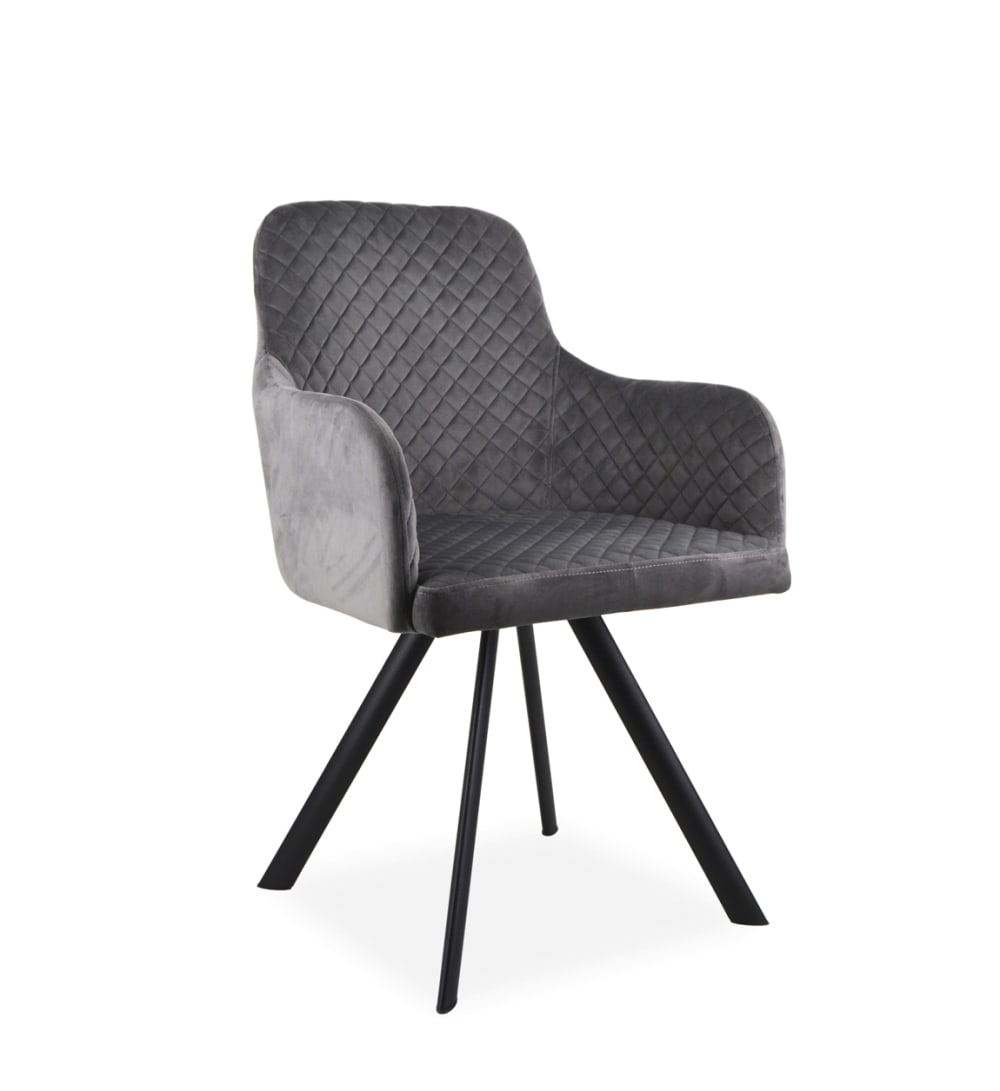 fauteuil rembourré velours