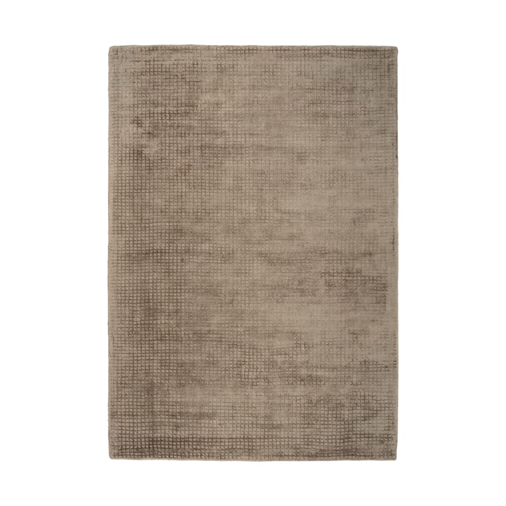 Tapis moderne fait main en Viskosetaupe 120x170 cm