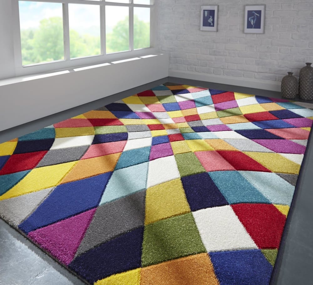 Novatrend Design- und moderner Wohnzimmerteppich 160 x 230 cm style classic chic Mehrfarbig Pes - Polyester