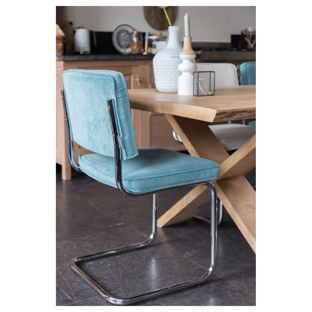 Esszimmerstuhl aus Samt im Retro-Stil - Maisons Du Monde