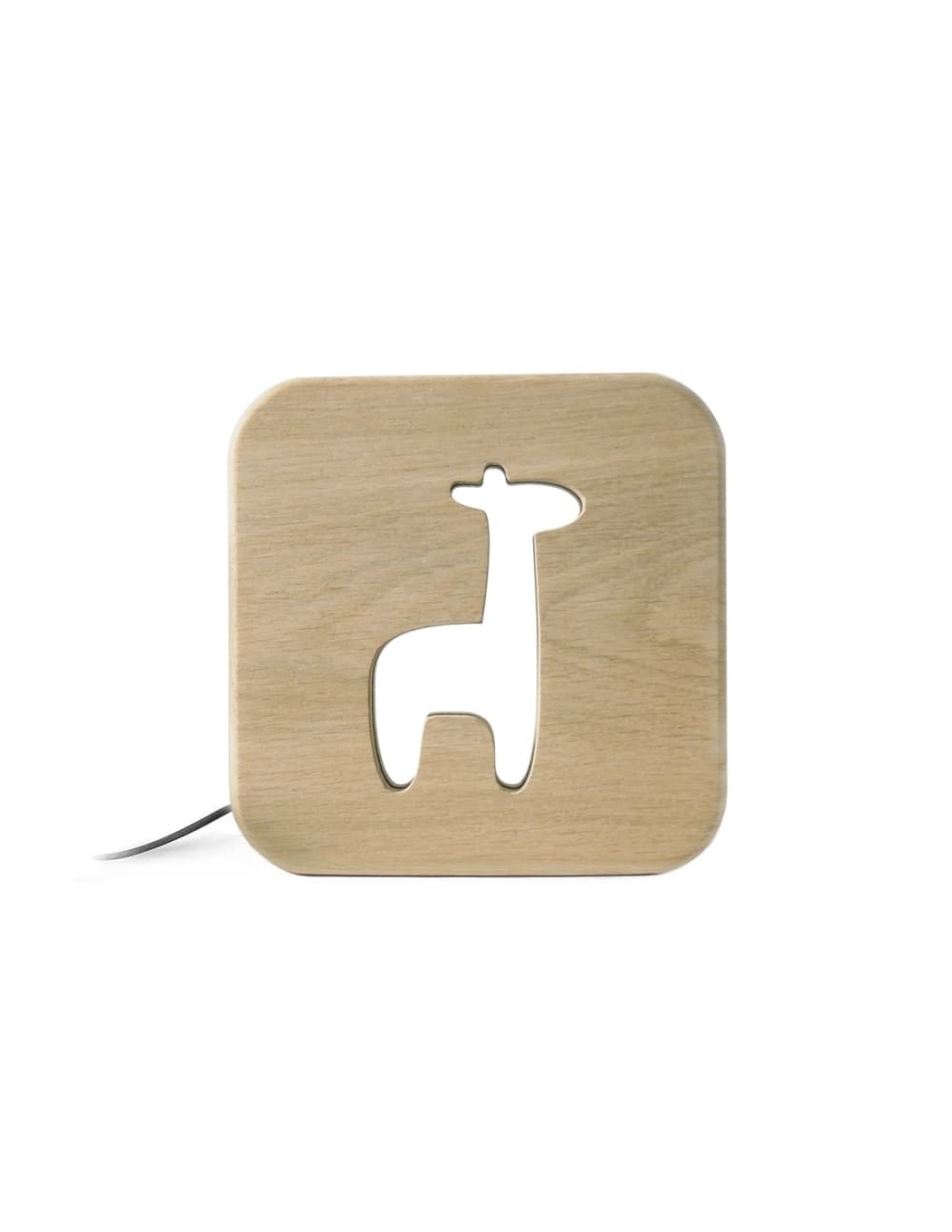 Gone's - Lampe à poser veilleuse en bois girafe
