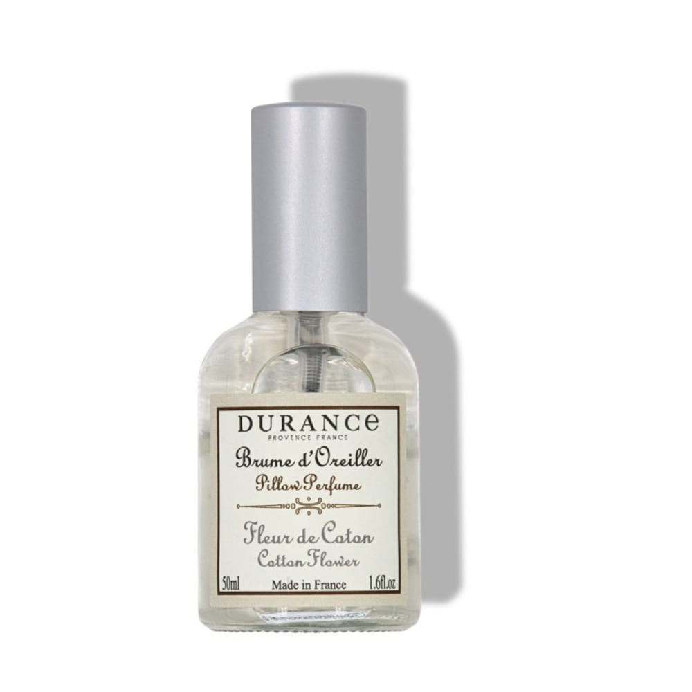 Durance Brume d'oreiller fleur de coton Transparent Verre