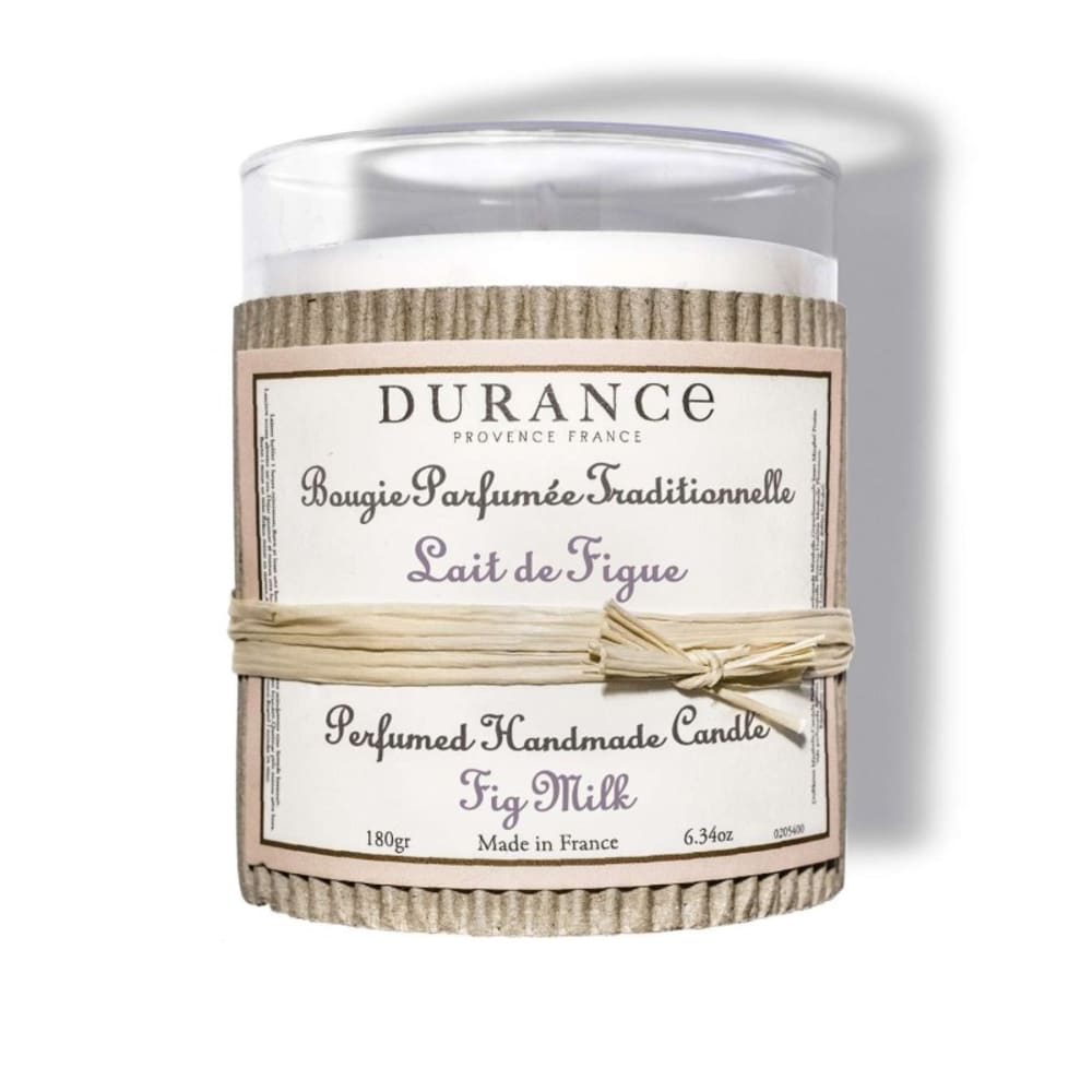 Durance Bougie parfumée lait de figue Beige Cire
