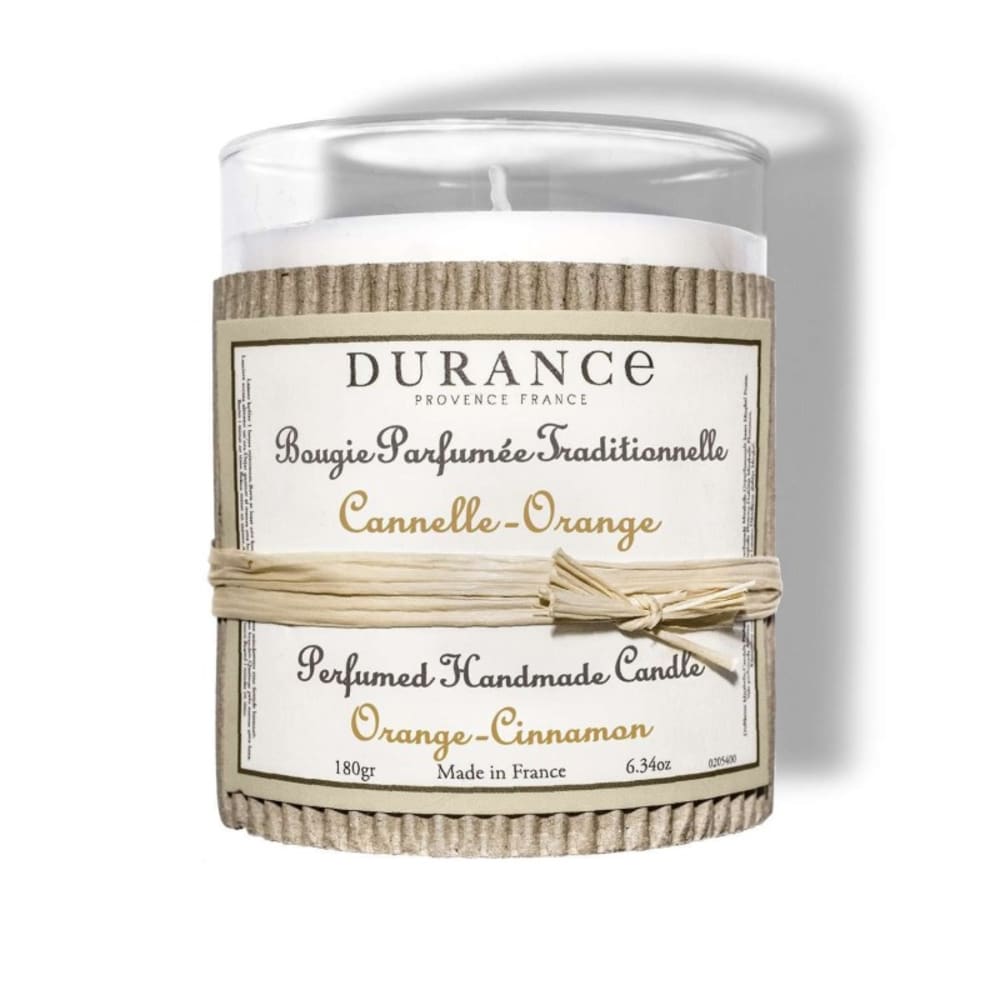 Durance Bougie parfumée cannelle orange Beige Cire